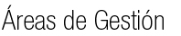 Áreas de gestión